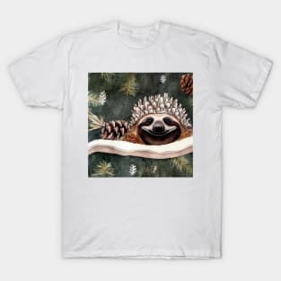 Blessed Sloth, Christmas T-Shirt